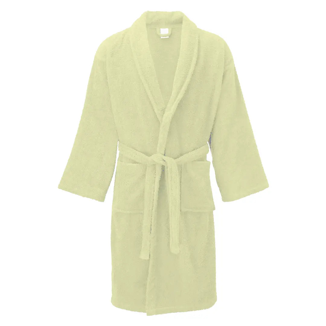 Unisex Shawl Bath Robe in 100% Egyptian Cotton Terry Towels: The Greatest Comfort - Towelsbay