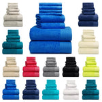 Luxury 100% Egyptian Cotton Towel 6 Piece Bale Set Face Hand Bath Towels 800 GSM