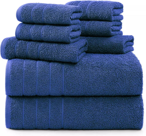 Indulge in Luxury with Our 100%Egyptian Cotton 8 Piece Towel Set 500GSM - Towelsbay