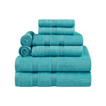 8 Pcs Towel Bale Set 100% Soft Face Hand Big Bath Sheet Bathroom Towel