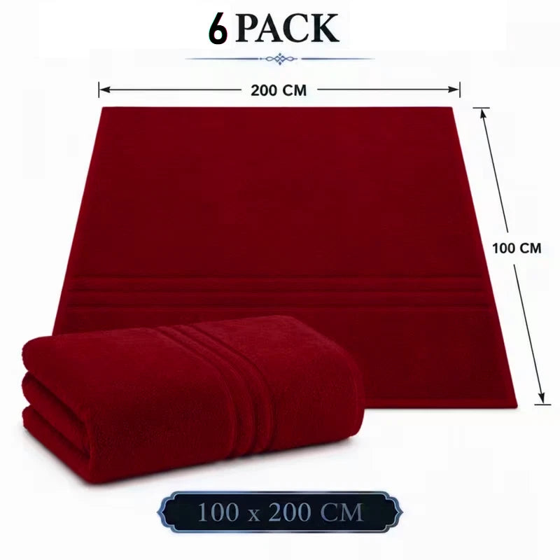 6X Extra Large Super Jumbo Bath Sheets Towel Egyptian Cotton Soft XL Bath Sheets