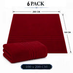 6X Extra Large Super Jumbo Bath Sheets Towel Egyptian Cotton Soft XL Bath Sheets