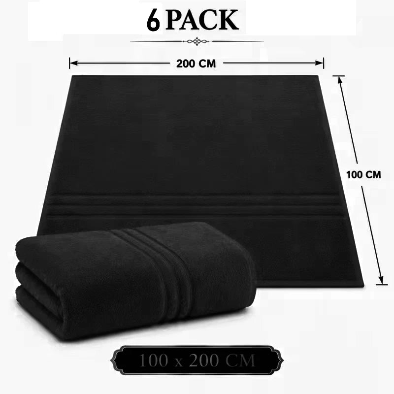 6X Extra Large Super Jumbo Bath Sheets Towel Egyptian Cotton Soft XL Bath Sheets