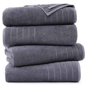 4 X Super Jumbo Bath Sheets Towels 100% Egyptian Cotton XL Bath Sheet Big Towels 85 X 165 cm - Towelsbay