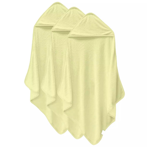 3x Hooded Baby Towel Soft 100% Cotton Bath Wrap Bath Towel Newborn Hooded Towels - Towelsbay