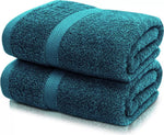 Machine washable 500 GSM luxury towels in vibrant colors