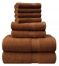 Super Soft 8 Piece 500GSM Towel Bale - Luxury 4 Face Cloths, 2 Hand Towels, 2 Bath Towels