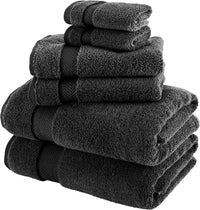 Super Soft 6 Piece 800GSM Towel Bale -2 Face Cloth 2 Hand Towels, 2 Bath Towels