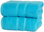 2x Luxury Extra Large Jumbo Bath Sheet Towels 100% Egyptian Cotton 600GSM Towels 100 x 200cm - Towelsbay