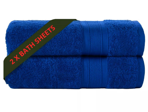 Premium Egyptian Cotton Bath Sheets – Machine Washable