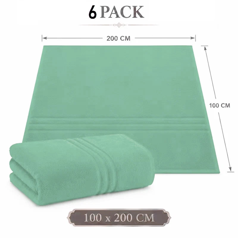 6X Extra Large Super Jumbo Bath Sheets Towel Egyptian Cotton Soft XL Bath Sheets