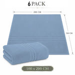 6X Extra Large Super Jumbo Bath Sheets Towel Egyptian Cotton Soft XL Bath Sheets