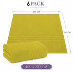 6X Extra Large Super Jumbo Bath Sheets Towel Egyptian Cotton Soft XL Bath Sheets