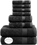 Soft 8 Piece Towel Bale Set for Daily Use