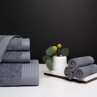 Luxury 100% Egyptian Cotton Towel 6 Piece Bale Set Face Hand Bath Towels 800 GSM