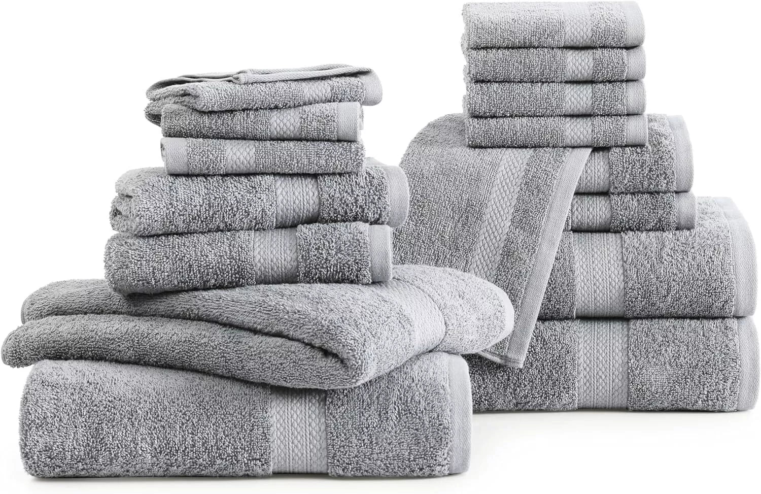 6x Soft Large Hand Bath Towels luxury 100% Egyptian Cotton 800GSM - Towelsbay