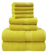 Super Soft 8 Piece 500GSM Towel Bale - Luxury 4 Face Cloths, 2 Hand Towels, 2 Bath Towels