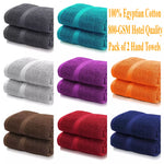 500 GSM luxury hand towels in soft cotton texture