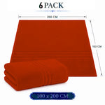6X Extra Large Super Jumbo Bath Sheets Towel Egyptian Cotton Soft XL Bath Sheets
