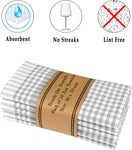 Durable 100% Cotton Terry Towels - Checkered Kitchen Essentials