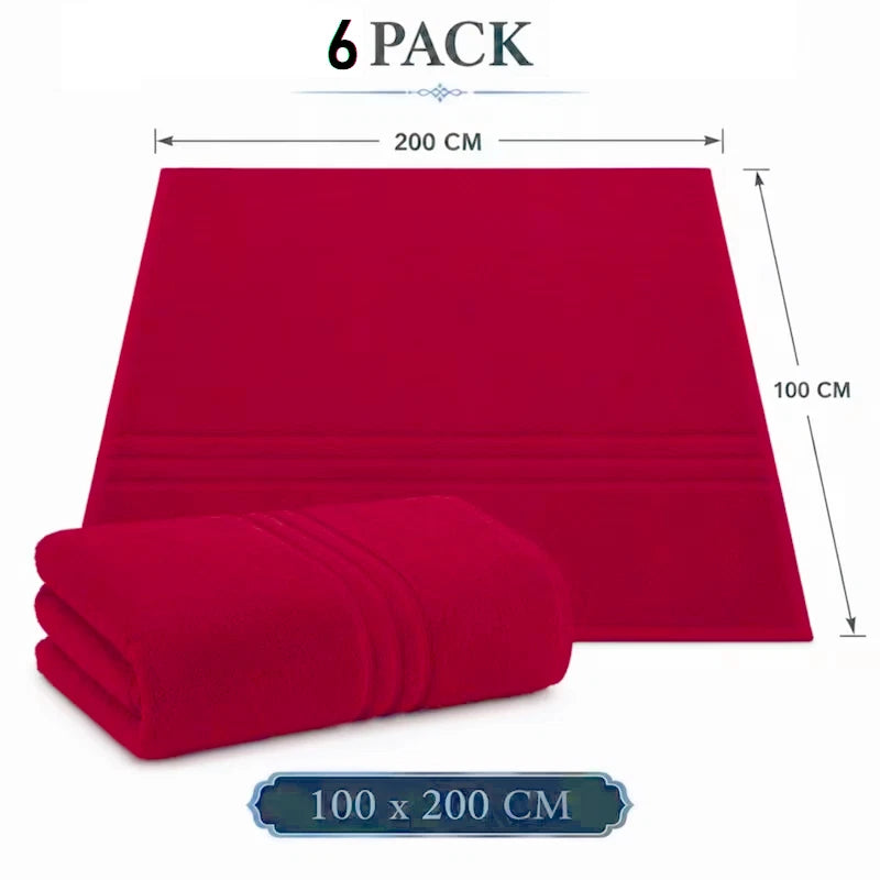 6X Extra Large Super Jumbo Bath Sheets Towel Egyptian Cotton Soft XL Bath Sheets