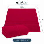 6X Extra Large Super Jumbo Bath Sheets Towel Egyptian Cotton Soft XL Bath Sheets