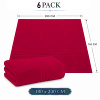 6X Extra Large Super Jumbo Bath Sheets Towel Egyptian Cotton Soft XL Bath Sheets