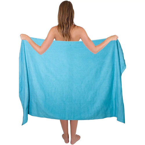 4X Large Super Jumbo Bath Sheet 85 X 165cm 100% Luxury Soft Big XXL Bathroom Towel - Towelsbay