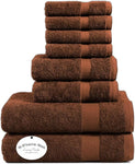 Durable Cotton Towel Bale with Face Cloths, Hand Towels, and Bath Towels