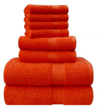 Super Soft 8 Piece 500GSM Towel Bale - Luxury 4 Face Cloths, 2 Hand Towels, 2 Bath Towels Towelsworld