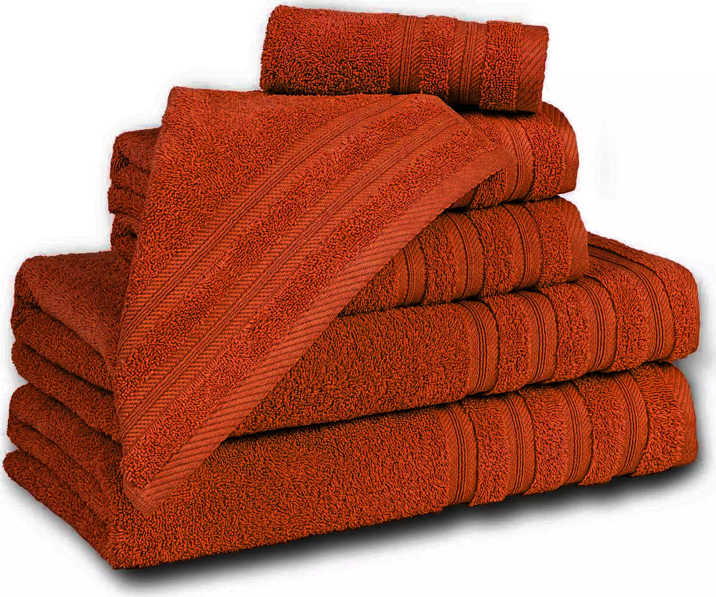 600 GSM Quality 8-Piece Towel Bale - Includes 2 Each of Face, Hand & Bath Towels