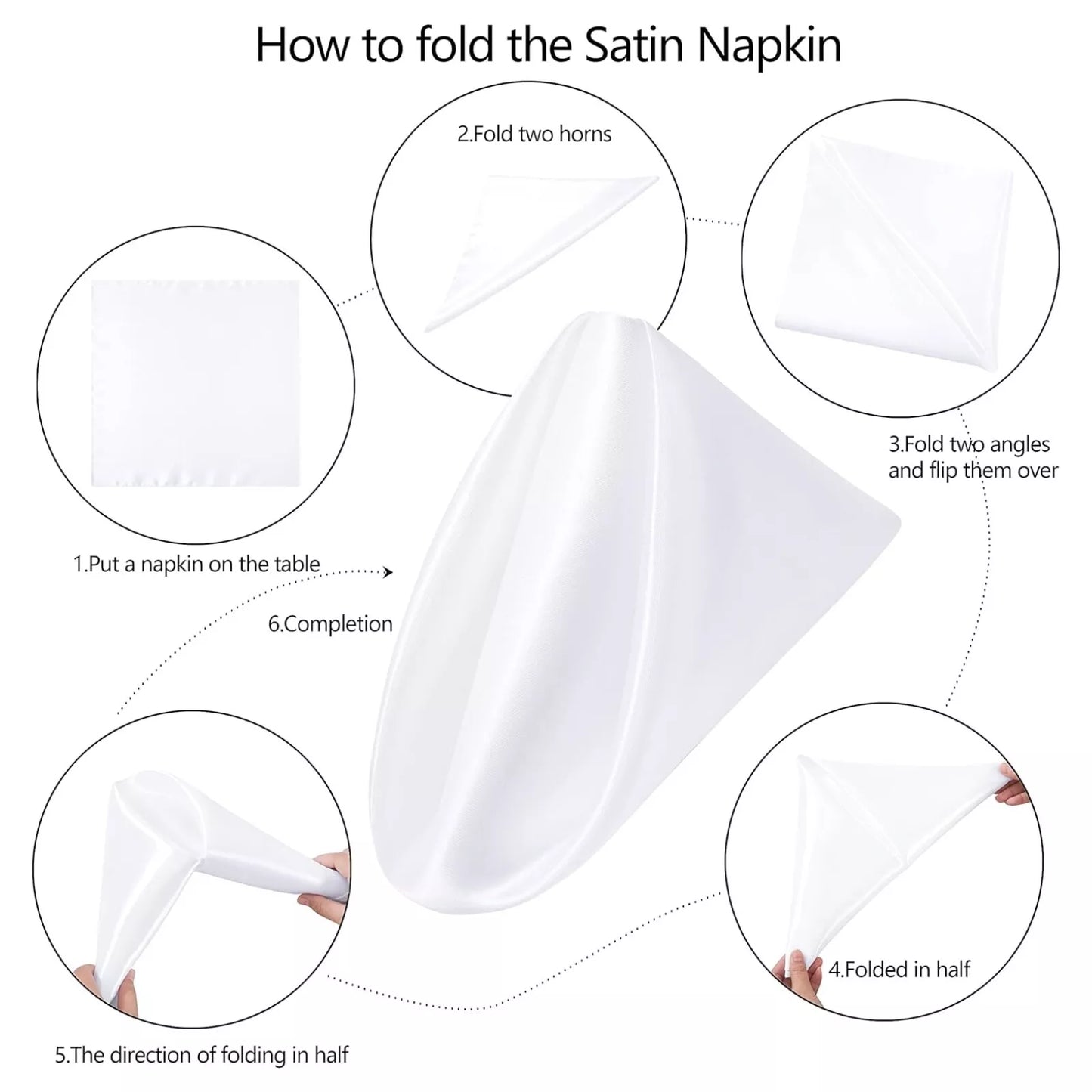 Reusable 100% Egyptian Cotton Napkins for Upscale Weddings and Events