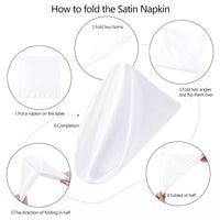 Reusable 100% Egyptian Cotton Napkins for Upscale Weddings and Events