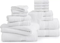 6x Soft Large Hand Bath Towels luxury 100% Egyptian Cotton 800GSM - Towelsbay