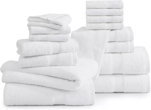 6x Soft Large Hand Bath Towels luxury 100% Egyptian Cotton 800GSM - Towelsbay