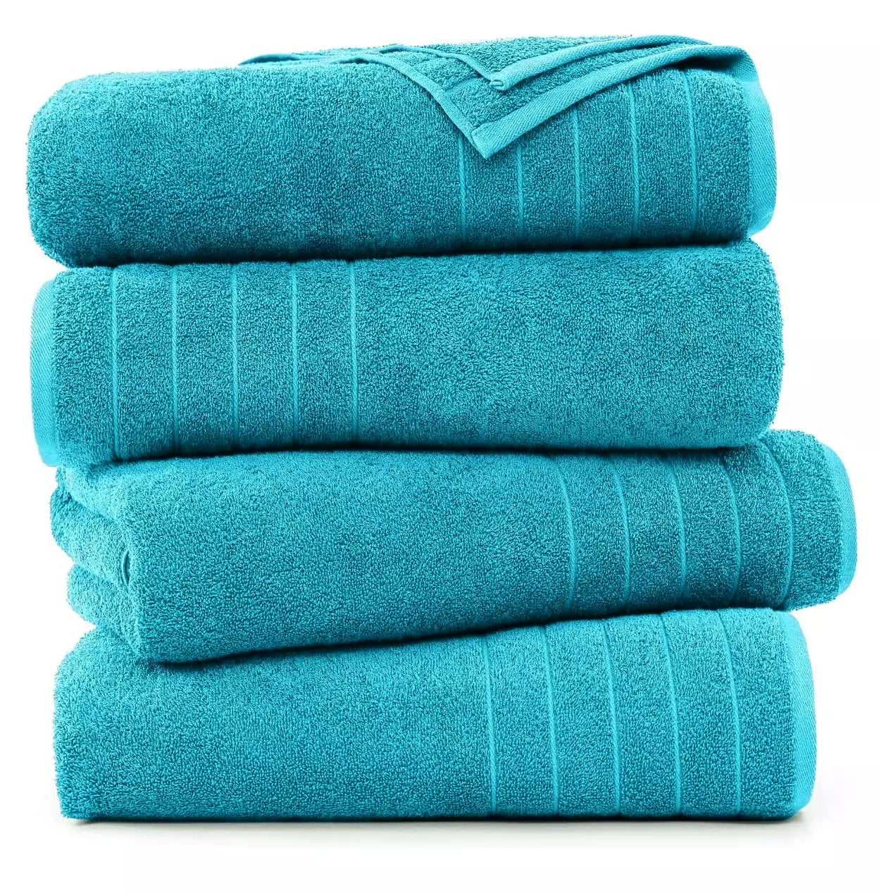 4 X Super Jumbo Bath Sheets Towels 100% Egyptian Cotton XL Bath Sheet Big Towels 85 X 165 cm - Towelsbay