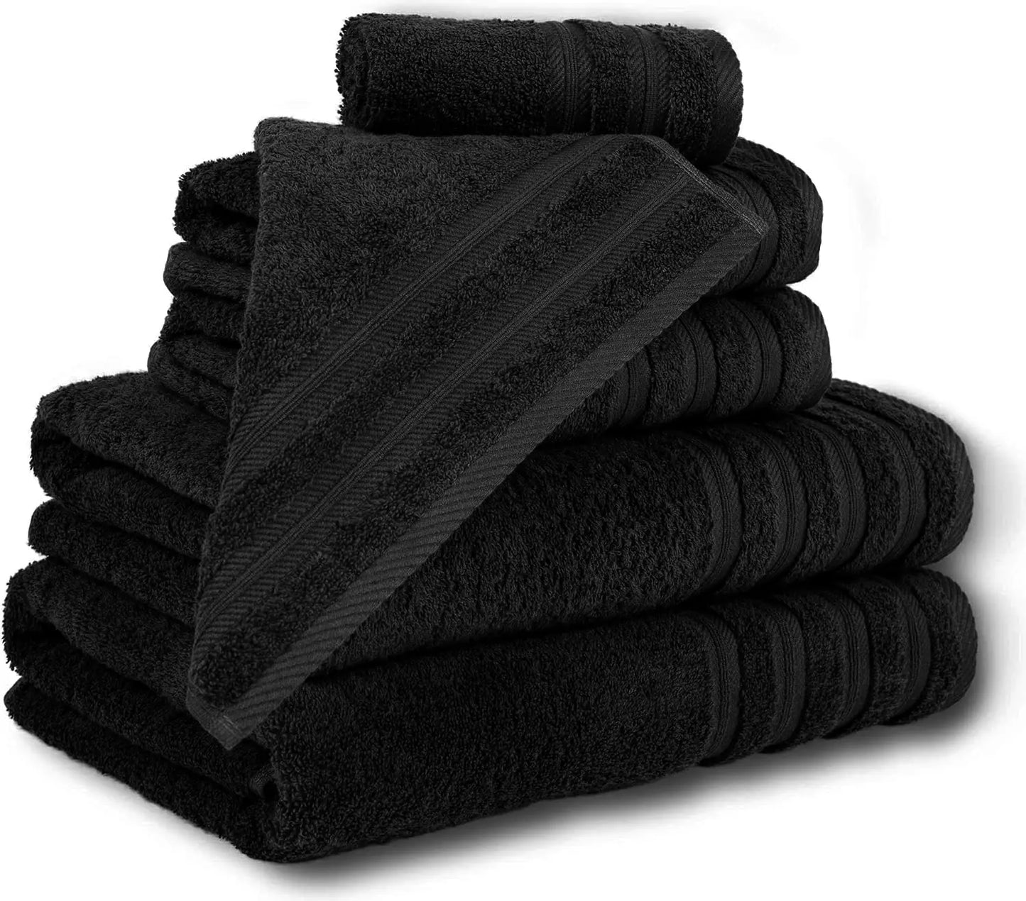 600 GSM Quality 8-Piece Towel Bale - Includes 2 Each of Face, Hand & Bath Towels