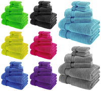 Super Soft 6 Piece 800GSM Towel Bale -2 Face Cloth 2 Hand Towels, 2 Bath Towels