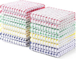 Terry Tea Towels 100% Cotton Large Kitchen Cleaning Cloths Bar Dish Towel Set