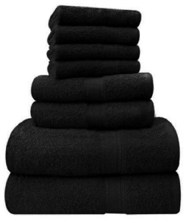 Super Soft 8 Piece 500GSM Towel Bale - Luxury 4 Face Cloths, 2 Hand Towels, 2 Bath Towels Towelsworld