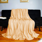 Fleece Blanket Sofa Throw Light Weight Faux Fur Mink Size Double King - Towelsbay