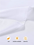 Table Linen: 12 x White Cotton Napkins; 100% Egyptian Cotton; 250 TC - Towelsbay