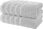 2X Luxury Super Jumbo Bath Sheets 800GSm 100% Egyptian Cotton Bath Towels 70 X 140cm - Towelsbay