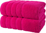 2X Luxury Super Jumbo Bath Sheets 800GSm 100% Egyptian Cotton Bath Towels 70 X 140cm - Towelsbay