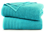 2 X Large Jumbo Bath Sheets 100% Egyptian Cotton Mega Bargain 85 X 165 cm - Towelsbay