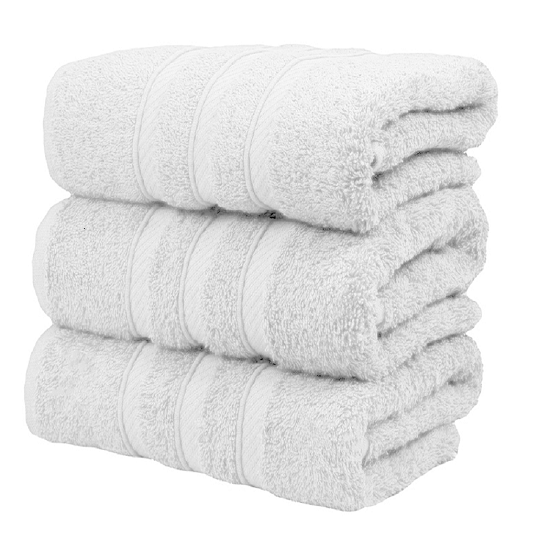 Pack of 3 Hand Towel 100% Egyptian Cotton Super Soft 3X Fingertip Towels 50x80cm - Towelsbay