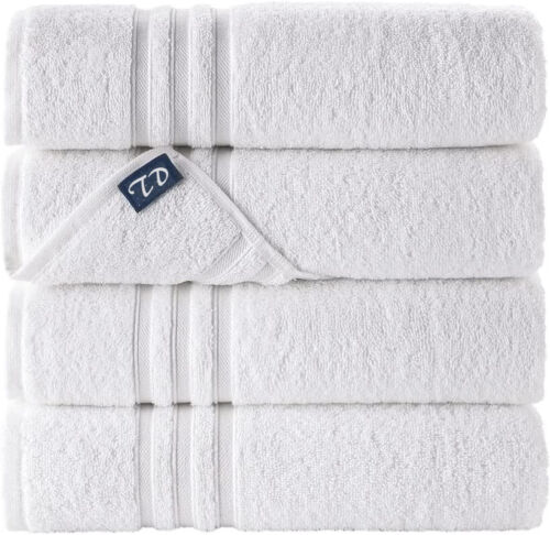 Luxury 100% Egyptian Cotton Bath Towels - 70x120cm, Soft and Absorbent