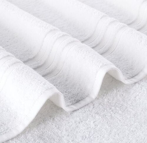 4 X White Bath Towel Luxury 100% Egyptian Cotton Hotel Quality Bath Towel Set