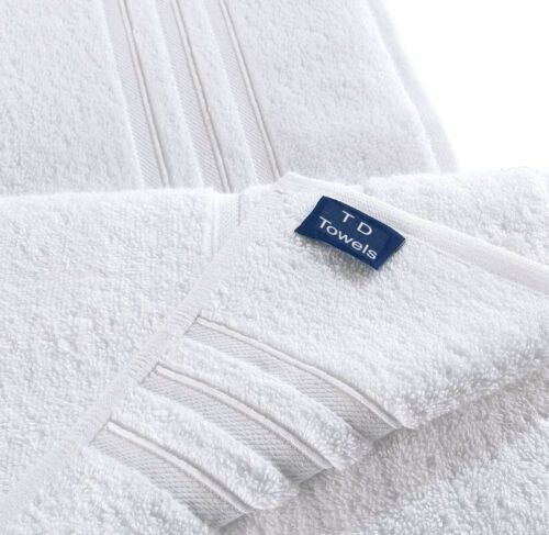 4 X White Bath Towel Luxury 100% Egyptian Cotton Hotel Quality Bath Towel Set