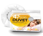 Luxury Duvet Quilt 4.5 Tog Summer Duvet Single Double Super King Bedding Set